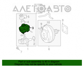 Rezervorul de combustibil pentru pompa de combustibil Lexus GS300 GS350 06-11