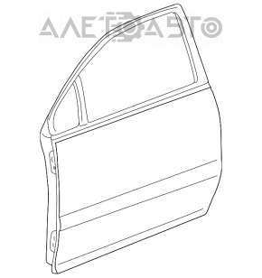 Ușa goală din față stânga pentru Lexus RX300 98-03, aurie, fabricată.