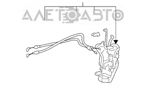 Blocare ușă față dreapta Lexus RX300 98-03