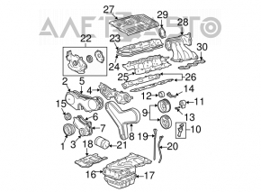 Коллектор впускной Lexus RX300 98-03