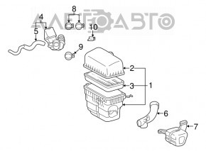 Corpul filtrului de aer Lexus RX300 98-03