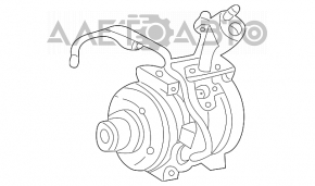 Компрессор кондиционера Lexus RX300 RX330 04-06