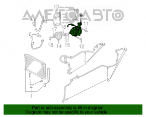 Компрессор кондиционера Lexus RX300 RX330 04-06