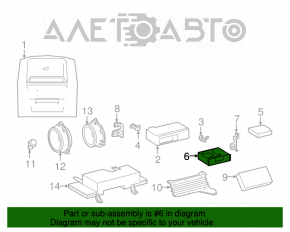 Magnetofon, Radio, monitor, controlul climatului, panoul asamblat Lexus RX300 98-03