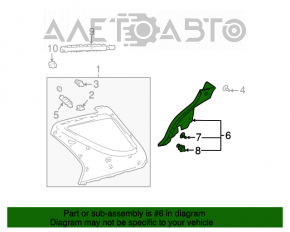 Capac spate dreapta pentru Lexus RX300 98-03