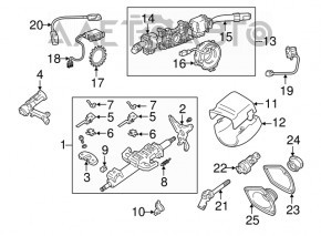 Рулевой карданчик крестовина Lexus RX300 98-03