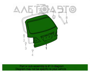 Ușa portbagajului goală pentru Lexus RX300 98-03