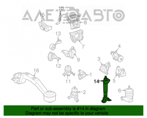 Amortizorul motorului Toyota Highlander 01-07