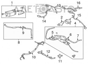 Sondă lambda spate prima Lexus RX300 RX330 RX400h 04-09 nou original OEM