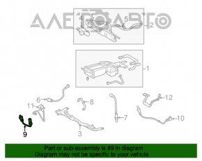 Sonda lambda frontală secundară pentru Lexus RX400h 06-09.