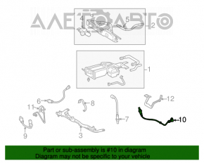 Лямбда-зонд задний второй Lexus RX400h 06-09