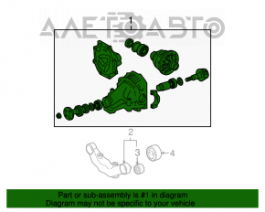 Diferențialul spate reductor Lexus RX300 RX330 RX350 04-09