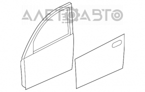 Ușa goală din față, stânga, pentru Mazda3 MPS 09-13.