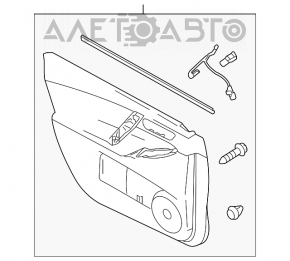 Capacul usii, cartela frontala dreapta Mazda3 MPS 09-13.