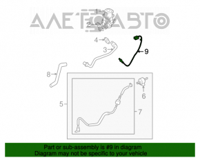 Sonda lambda pentru a doua generație Mazda3 MPS 09-13