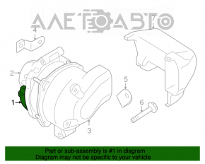 Generatorul Mazda6 09-13 2.5 benzina.