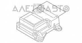 Modulul computerizat al airbag-urilor SRS pentru pernele de siguranță Mazda3 MPS 09-13