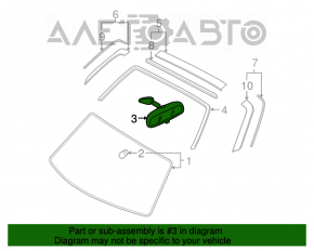 Oglindă interioară Mazda3 MPS 09-13