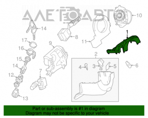 Cadru superior al coloanei de direcție Mazda3 MPS 09-13