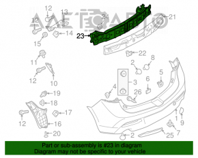 Amplificatorul pentru bara spate Mazda3 MPS 09-13