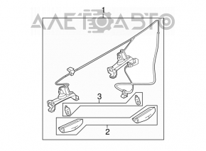 Подсветка номера заднего бампера Mazda3 MPS 09-13