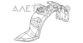 Bara de protecție față dreapta Mazda3 MPS 09-13, nou, neoriginal.