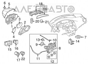 Управление климат-контролем Mazda3 MPS 09-13