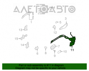 Blocare ușă spate stânga Mazda CX-7 06-09