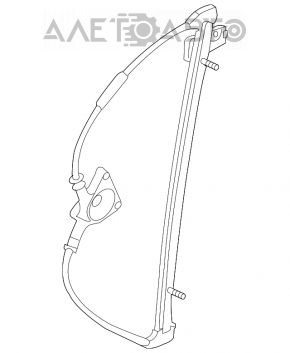 Механизм стеклоподъемника задний правый Mazda CX-7 06-09