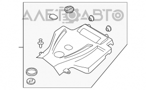 Накладка двигателя Mazda CX-7 06-09