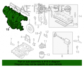 Коллектор впускной Mazda CX-7 06-09