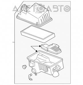 Corpul filtrului de aer Mazda CX-7 06-09