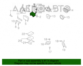 Magnetofon, Monitor, CD-changer, Radio, Panou Mazda CX-7 06-09