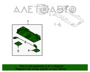 Plafonul de iluminare frontal pentru Mazda CX-7 06-09