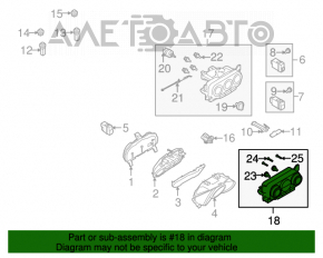 Controlul climatizării auto pentru Mazda CX-7 06-09 este șters.