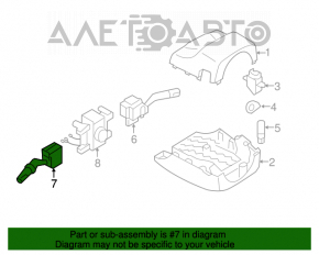 Comutatorul de sub volan stânga Mazda CX-7 06-09