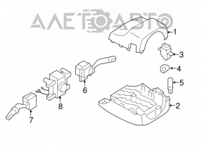 Comutatorul de sub volan stânga Mazda6 03-08