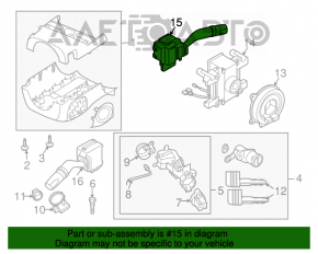 Comutatorul de sub volan dreapta Mazda CX-7 06-09