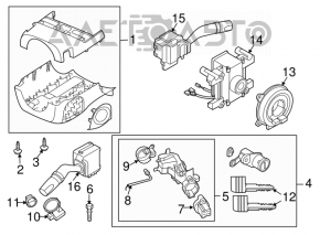 Comutatorul de sub volan dreapta Mazda CX-7 06-09