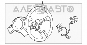 Руль голый Mazda CX-7 06-09