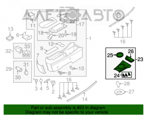 Husa pentru schimbatorul de viteze Mazda CX-7 06-09