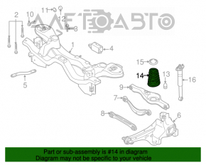 Пружина задняя правая Mazda CX-7 06-09 жесткость голубой, оранжевый