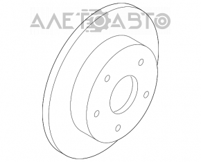 Placă de frână spate stânga Mazda CX-7 06-09 300/18mm