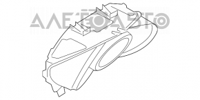 Tabloul de bord Mazda CX-7 06-09 117k zgârieturi