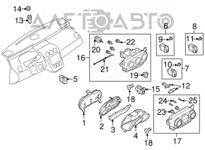 Кнопка TRACK OFF Mazda CX-7 06-09