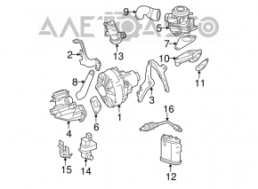 Pompa de aer Mercedes W164 ML M272 M273