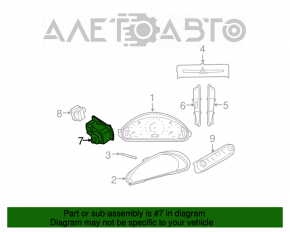 Controlul farurilor Mercedes W211 negru