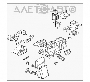 Печка в сборе Mercedes W211