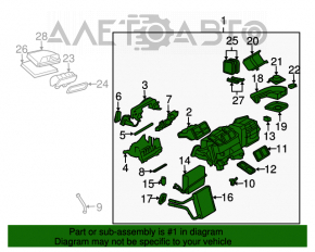 Печка в сборе Mercedes W211