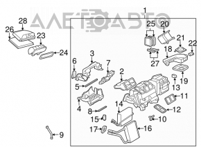 Печка в сборе Mercedes W211